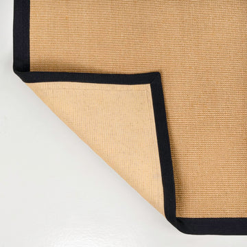 Camden Farmhouse Cottage Border Jute Area Rug